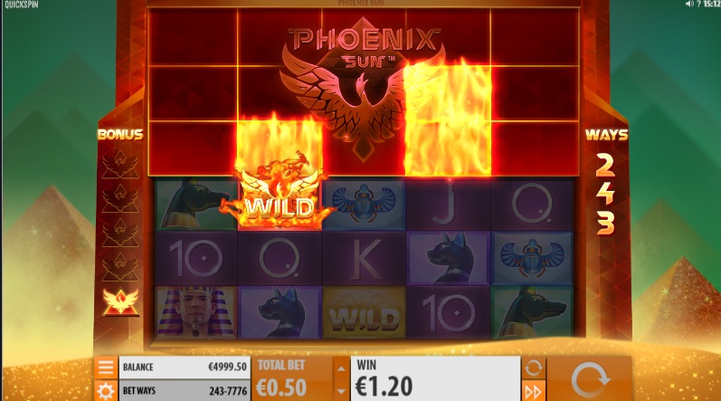 Игровой автомат Phoenix - wild символ